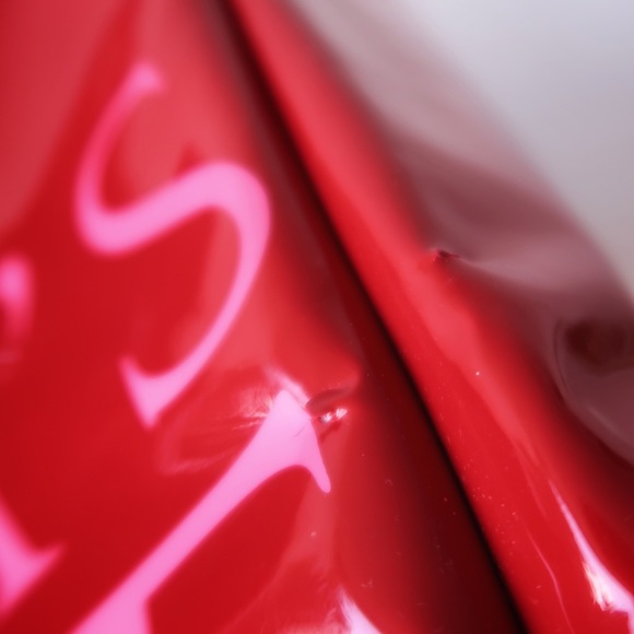 Victoria’s Secret Vinyl Bag w Bow Decor - Picture 5 of 10